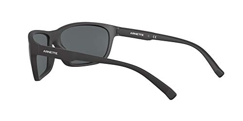 Arnette 0AN4263 Gafas, Negro Mate/Gris Oscuro, 63 para Hombre