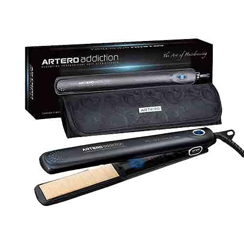 Artero Addiction - Plancha Profesional con Placas de Fibra de Carbono y Gel de Silicona