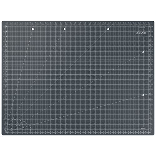 Arteza Base de corte autorreparable para cuchilla circular, Tamaño A2 60 x 45 cm (3 mm de grosor), Alfombrilla de doble cara para costura, Plancha de corte para medir en centímetros