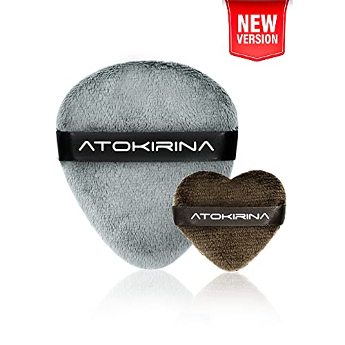 ATOKIRINA Blender Puff 2.0 - Beauty Blender Nueva versión Aplicadores de maquillaje Base diseñada para un maquillaje perfecto Juego de belleza profesional Sin látex Tela súper suave Bordes suaves