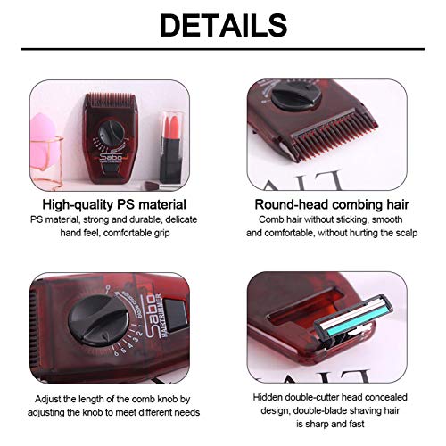 Augneveres Recortadora de cabello manual multifuncional corte de cabello corte de cabello puntas abiertas puntas abiertas puntas abiertas corte de peine cortapelos cortapelos puntas abiertas enjoyable