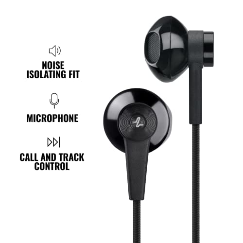 Auriculares-Micrófono-Cascos-Cable-Alambricos, LUDOS Nexus Auriculares con Cable y Microfono, 5 Años de Garantía, Auricular con Jack, Cascos Musica con Graves Potentes, para Movil Android, PC, Tablet