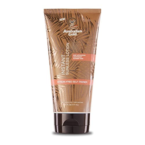 Australian Gold Sunless Instant Rich Bronze Color Lotion 177 Ml 1 Unidad 100 ml, el embalaje puede variar