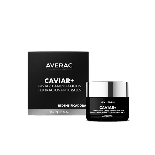 Averac Cosmetic Caviar+, Crema Facial Redensificadora Enriquecida Con Caviar Y Rosa Alpina 50 Ml, Multicolor