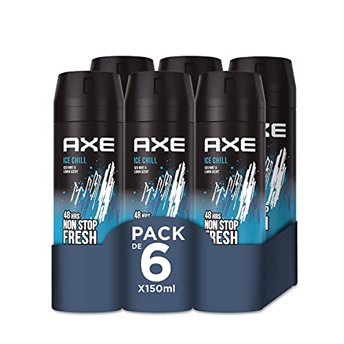 Axe Ice Chill Rock Desodorante - 150 ml - Pack de 6