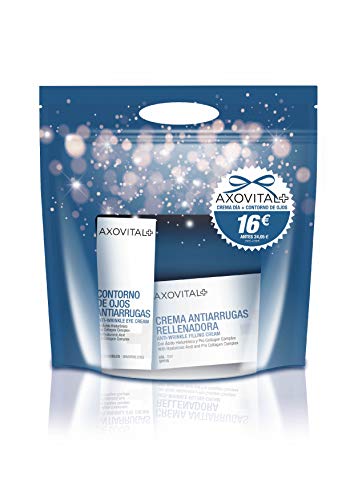 Axovital - Pack Antiarrugas Crema de Día + Contorno de Ojos - 50 ml. + 15 ml