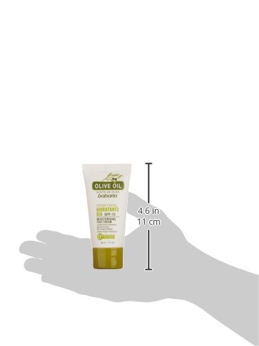 Babaria Crema Facial Hidratante Día Spf15 Aceite Oliva, Verde, 50 Gramos