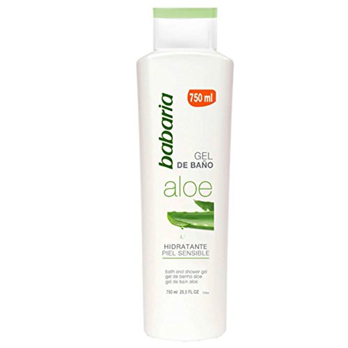 BABARIA, Gel de Baño con Aloe Vera para Piel Sensible, 750 ml