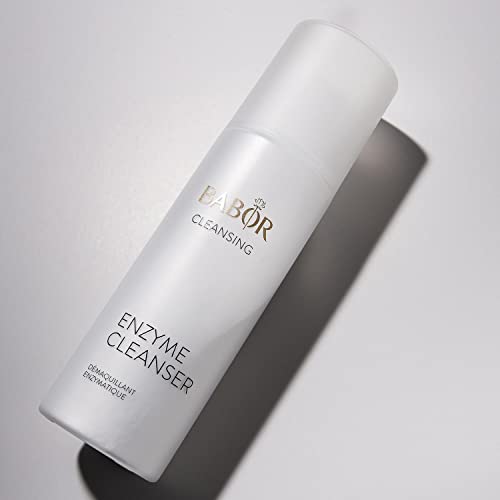 BABOR CLEANSING Enzyme Cleanser para pieles mixtas, grasas y con imperfecciones, Polvo limpiador y exfoliante enzimático, Con vitamina C, 1 x 75 g