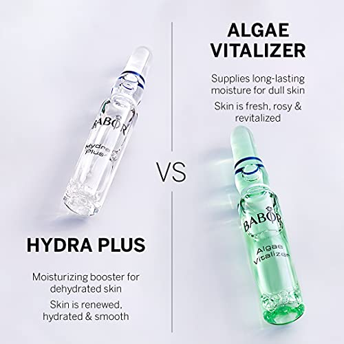 BABOR Hydra Plus, Ampollas para el rostro, Con ácido hialurónico para una hidratación intensiva, Fórmula vegana, Ampoule Concentrates, 7 x 2 ml