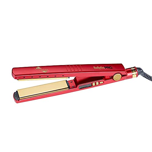 BaByliss Plancha Red Titanium, Negro, Estandar