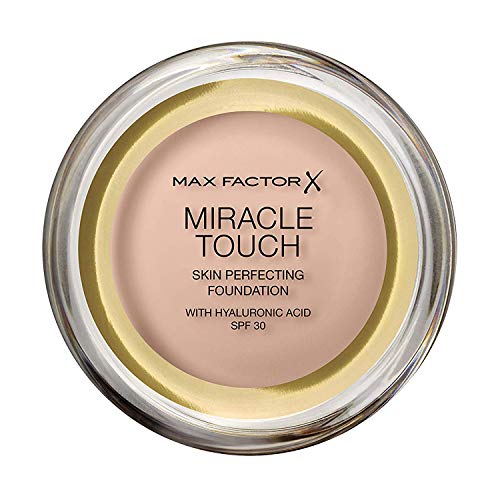 Base Max Factor Miracle Touch, color marfil claro