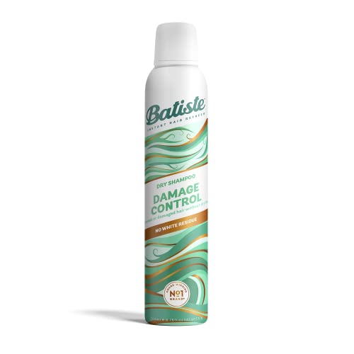 Batiste - Champú Seco Damage Control - Champú en seco enriquecido queratina fortalecedora - Champú Ecofriendly - Nuova formula invisible - Champú para cabello debil o dañado - 200ml