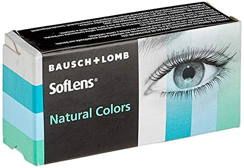 BAUSCH + LOMB - SofLens® Natural Colors - Lentes De Contacto De Color, Con y Sin Graduación - Reemplazo Mensual - 2 unidades