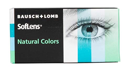 BAUSCH + LOMB - SofLens® Natural Colors - Lentes De Contacto De Color, Con y Sin Graduación - Reemplazo Mensual - 2 unidades