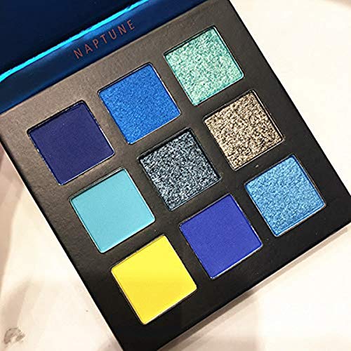 Beauty Glazed 9 colores Maquillaje impermeable Paleta Cosméticos Waterproof Matte and Shimmer Paleta de sombras de ojos altamente pigmentadas Powder Make Up# 03