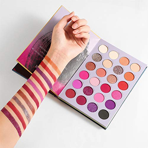 Beauty Glazed Paleta de sombras de ojos de 72 colores Alta pigmentación Impermeable Fácil mezcla Brillo Sombra de ojos mate Paleta de maquillaje todo en uno Nude