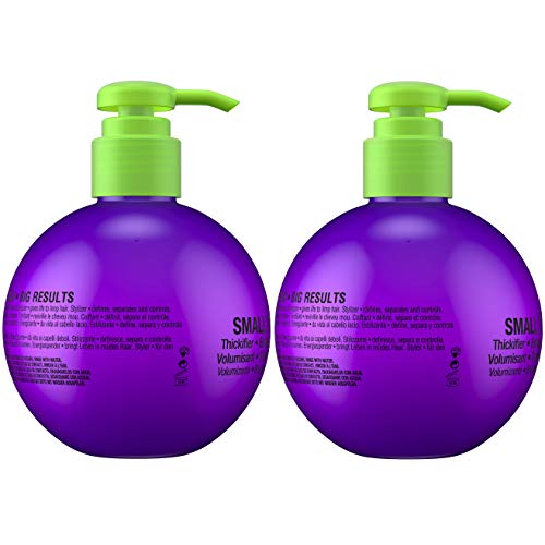 Bed Head by Tigi – Small Talk, crema de peinado voluminizadora para pelo fino, 240 ml, 2 productos