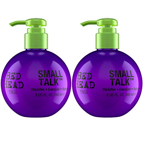 Bed Head by Tigi – Small Talk, crema de peinado voluminizadora para pelo fino, 240 ml, 2 productos