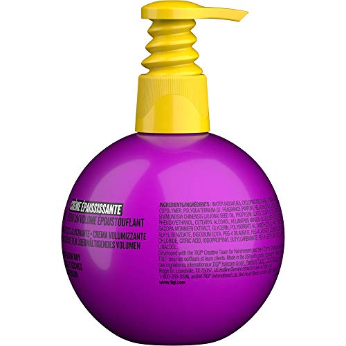 BED HEAD by TIGI - Small Talk Crema de peinado voluminizadora para pelo fino, 240 ml