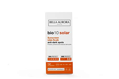 Bella Aurora crema protector solar UVA Plus anti-manchas SPF 50 hipoalergénico piel sensible 50 ml