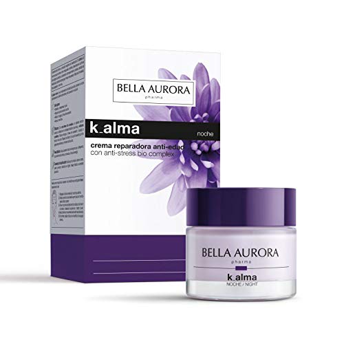 BELLA AURORA Tratamiento Iluminador de Noche Anti-Edad para Pieles Expuestas al Estrés y al Cansancio, Atenúa Arrugas y Líneas de Expresión, K Alma - 50 ml