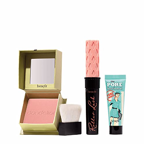 Benefit Bright Holiday Beauty Rímel de tamaño completo y polvo facial iluminador, además de mini imprimación de poros (valor de £63.50)