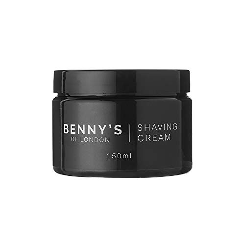 BENNY's Crema de Afeitar | Olor increíble | Afeitado perfecto | Hidrata y rejuvenece | Ingredientes de primera calidad | 100% vegano | Fabricado en el Reino Unido