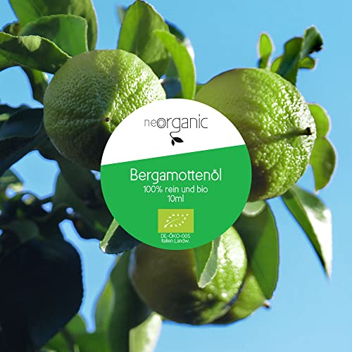 Bergamota orgánica (Citrus Bergamia Risso), procedente de la región tradicional de Calabria, Italia. Fragancia fresca de cítricos con una nota de pimienta – Aceite esencial 100 % puro natural – 10 ml