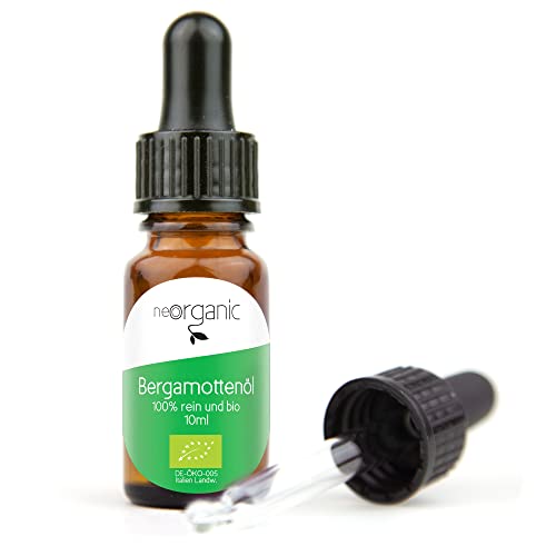 Bergamota orgánica (Citrus Bergamia Risso), procedente de la región tradicional de Calabria, Italia. Fragancia fresca de cítricos con una nota de pimienta – Aceite esencial 100 % puro natural – 10 ml