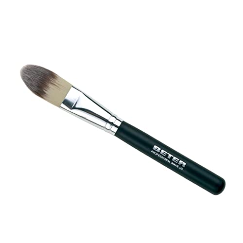 Beter 64334, Brocha Maquillaje Professional Líquido 17 Cm - 3 Gr, Negro, 20.3