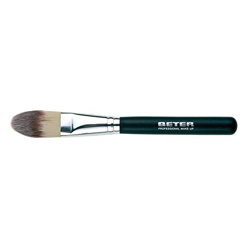 Beter 64334, Brocha Maquillaje Professional Líquido 17 Cm - 3 Gr, Negro, 20.3