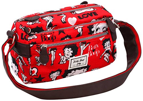 Betty Boop Rouge-Bandolera Basic Horizontal HS, Rojo