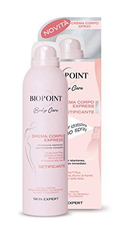 Biopoint Crema corporal Express Spray suavizante, suavidad intensa e hidratación instantánea – 200 ml