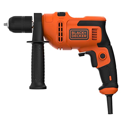 BLACK+DECKER BEH200 Taladro percutor con cable 500W 230V incluye empuñadura lateral 500 W