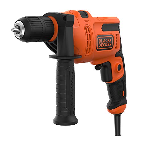 BLACK+DECKER BEH200 Taladro percutor con cable 500W 230V incluye empuñadura lateral 500 W