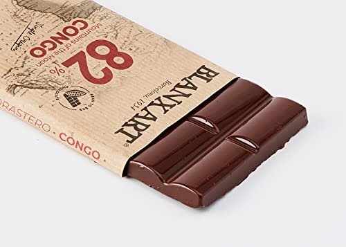 Blanxart Tableta de Chocolate Negro Ecológico - Congo 82% Cacao 1 Unidad 125 g