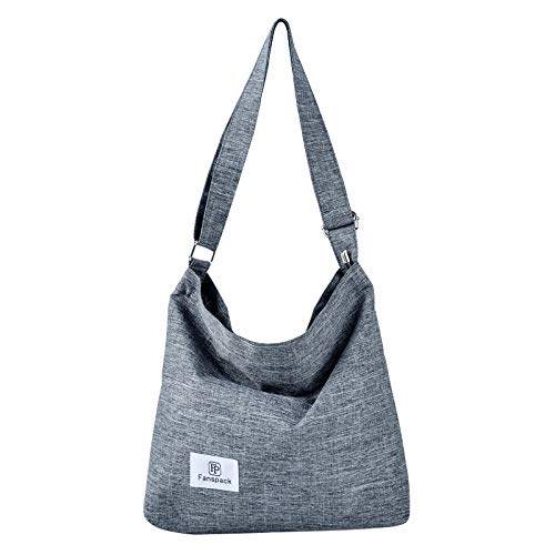 Bolsos Mujer,Fanspack Bolso Bandolera Mujer de Lona Bolsos Mujer Grandes Bolsos de Mujer Bolso Tote Mujer Bolso Shopper Hobo Bag Bolso Shopper Multifuncional