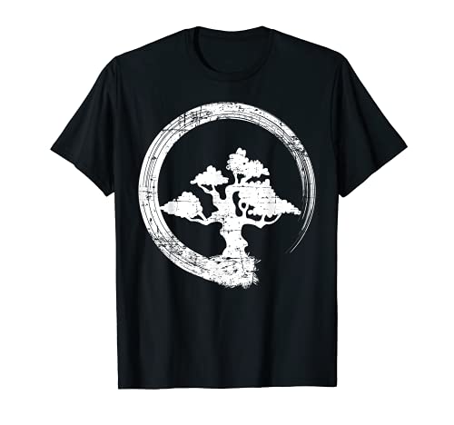 Bonsai Tree Shirt Buddhist Zen Enso Circle Men Women Gift Camiseta