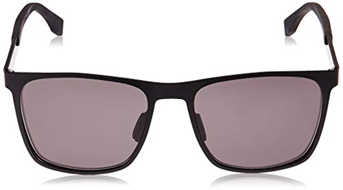 BOSS 0732/S Y1 Gafas de Sol, Negro (Matte Black Carbon/Grey), 57 Unisex-Adulto