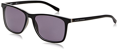 BOSS 0760/S Y1 QHI Gafas de Sol, Negro (Black/Grey), 55 Unisex-Adulto