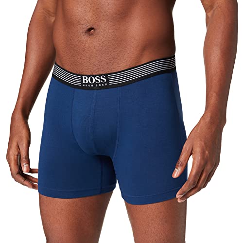 BOSS Boxer Brief Pure, Medium Blue424, M para Hombre