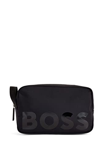 BOSS Catch_Washbag, Neceser. para Hombre, Negro1, One Size