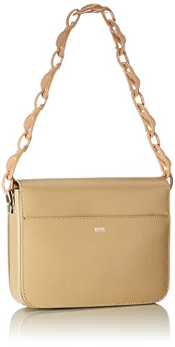 BOSS Ella Should Bag Ch, Acoplamiento para Mujer, Beige266, Einheitsgröße