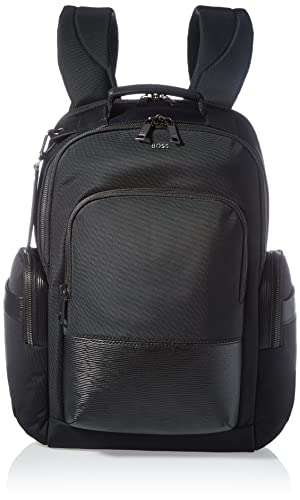 BOSS First Class_Backpack, Mochila para Hombre, Negro1, Einheitsgröße