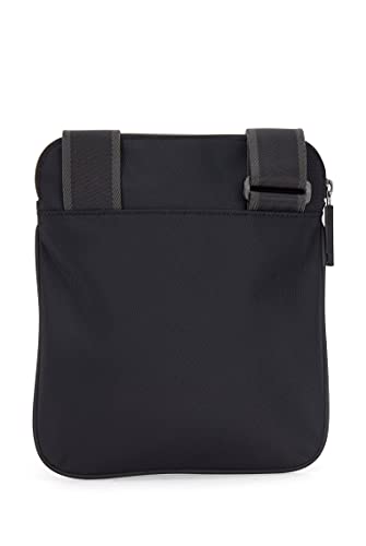 BOSS Pixel_s Zip Env, Bolsa Cruzada. para Hombre, Negro1, One Size