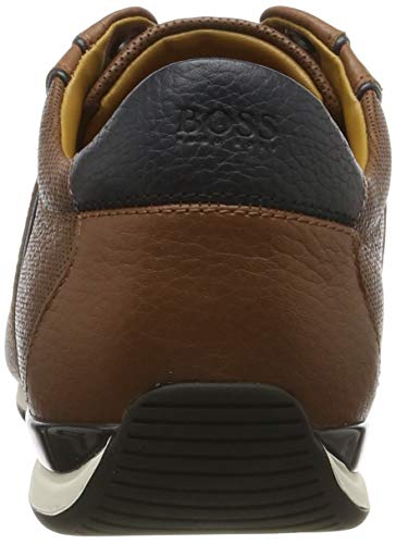 BOSS Saturn_lowp_tbpf1, Zapatillas Hombre, Marrón (Medium Brown 212), 42 EU