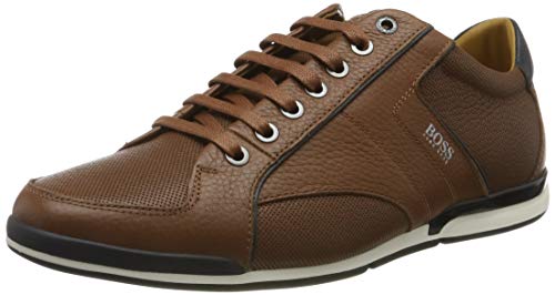 BOSS Saturn_lowp_tbpf1, Zapatillas Hombre, Marrón (Medium Brown 212), 42 EU