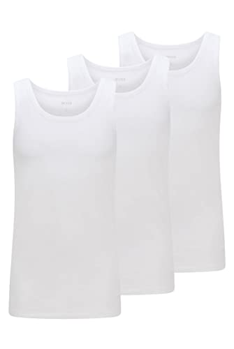 BOSS Tank 3p Co Top de Deporte, Blanco (White 100), XXL (Pack de 3) para Hombre