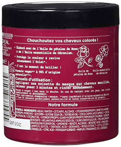 Botanicals L'Oréal Paris Masque Soin Remède ECLAT pour Cheveux Ternes/Colorés 200 ml